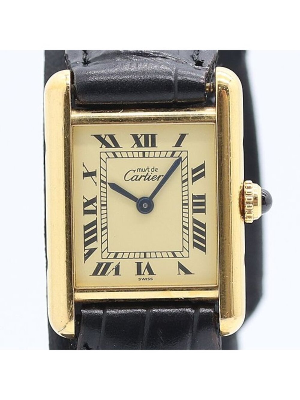 Cartier Must Tank SM Ivory Dial Watch